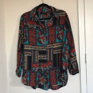 Urban Outfitters oversized button down top